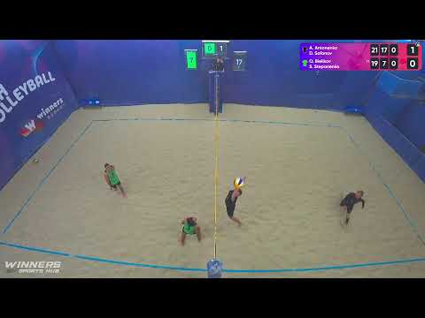 00:30 A. Antonenko / D. Safonov - O. Bielikov / S. Stepanenko 29.10.2022 | Winners Beach Volleyball