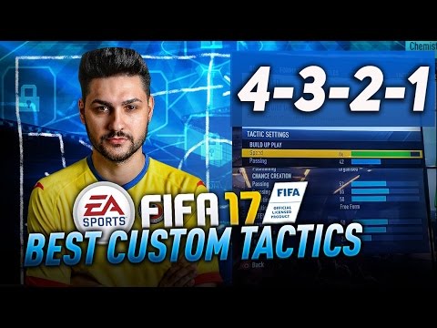 FIFA 17 AFTER PATCH BEST FORMATION 4-3-2-1 TUTORIAL - BEST TACTICS & INSTRUCTIONS / 4-3-2-1 GUIDE