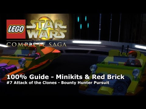 #7 Attack of the Clones - Bounty Hunter Pursuit 100% Guide - LEGO Star Wars: The Complete Saga