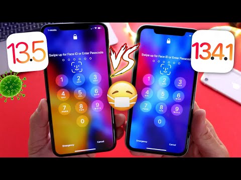iOS 13.5 Vs iOS 13.4.1 FaceID Changes!