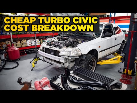 How much does it cost to Turbo a Honda Civic on the cheap?