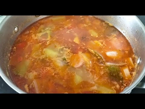 Leek Soup With Sausage