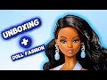 Unboxing NEW Barbie Gala Blue Sensation Naturalistas Dolls Affordable Doll Fashion