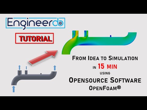 Tutorial of a OpenFoam Simulation using Helyx - Complete Workflow of CFD - Multi inlet / outlet flow
