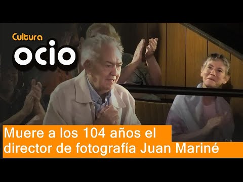 Muere a los 104 años el director de fotografía Juan Mariné, Goya de Honor 2024