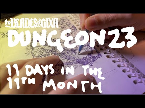 drawing a stream of consciousness megadungeon, one room every day