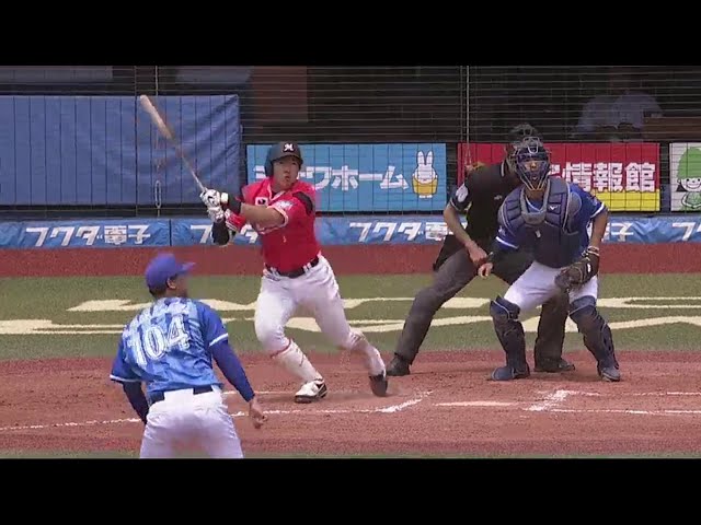 【ファーム】マリーンズ・安田がZOZOマリン初ホームランを放ち追加点をあげる!! 2018/6/22 M-DB(ファーム)