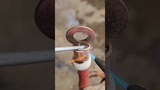 Connecting copper wire withlead