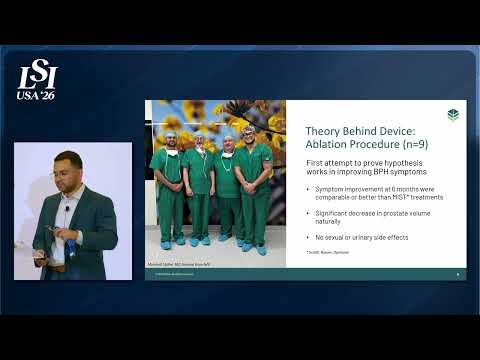 Tushar Sharma, Vivifi Medical Inc - Suture-less laparoscopy for BPH treatment | LSI USA '26