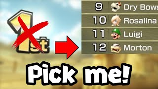 If I Don't Place First, I Play As the Last Place Racer [Mario Kart 8 Deluxe]