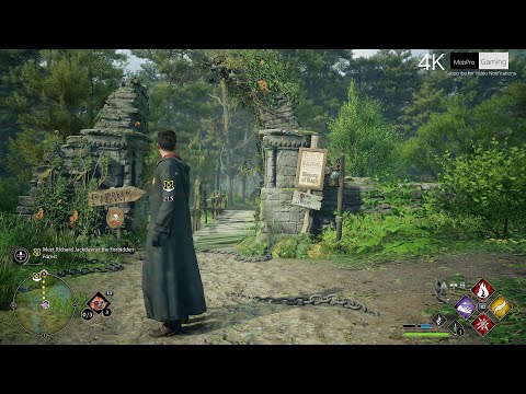 HOGWARTS LEGACY  ___  4K ULTRA Realistic High Graphics HDR Gameplay Clip - No Commentary