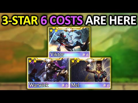 3-STAR 6 COSTS: Mel 3, Viktor 3, and Warwick 3