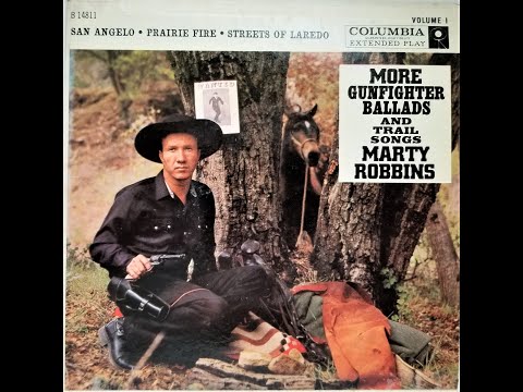 Marty Robbins "More Gunfighter Ballads and Trail Songs Vol. I" EP 45 vinyl