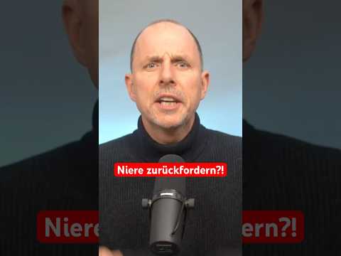 Mann fordert gespendete Niere von ​seiner Ex-Frau zurück 🤨 | WBS.LEGAL #shorts