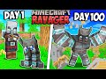 I SURVIVED 100 Days In Minecraft As A RAVAGER