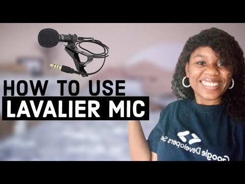 How to use LAVALIER microphones on android and iphone| How to film with LAPEL mic