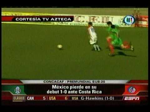 Sub 20: Costa Rica 1 - Mexico 0