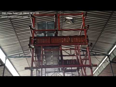 Giàn giáo Thi công, Dàn giáo thao tác, Dàn giáo khung, Giàn giáo bánh xe, giàn giáo trượt thi công bao che công trình