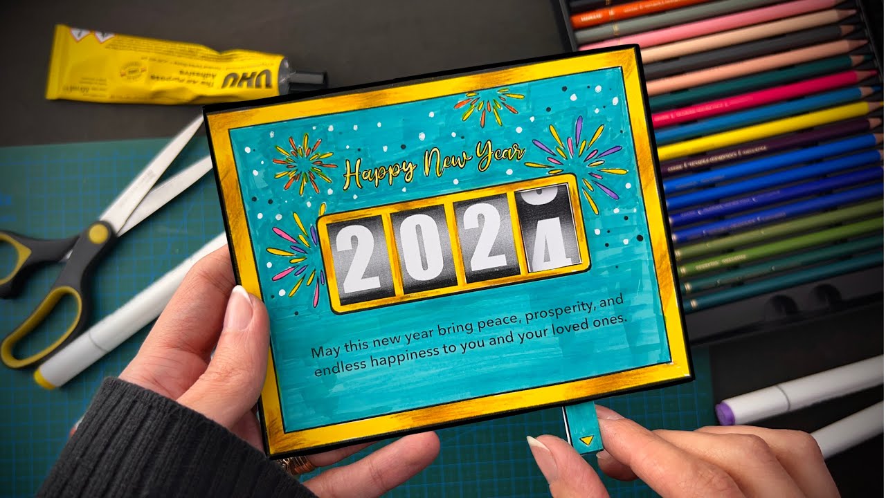 🎉 Happy New Year 2025 Card - Free Printable! 🎉