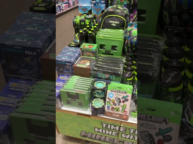 Vídeo relacionado con Minecraft Mochila con Bolsillos para Niños - Regalos para Gamers (Azul)