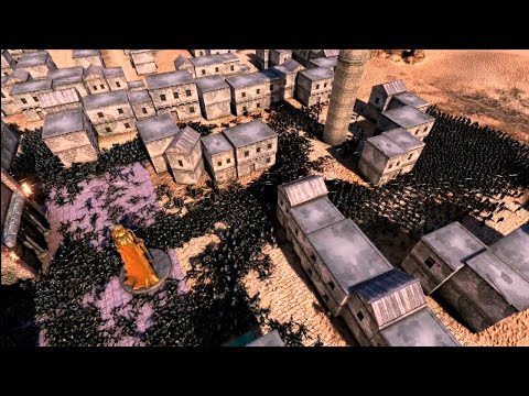 ultimate epic battle simulator German machine gunners vs modern soldier's city battle #uebs