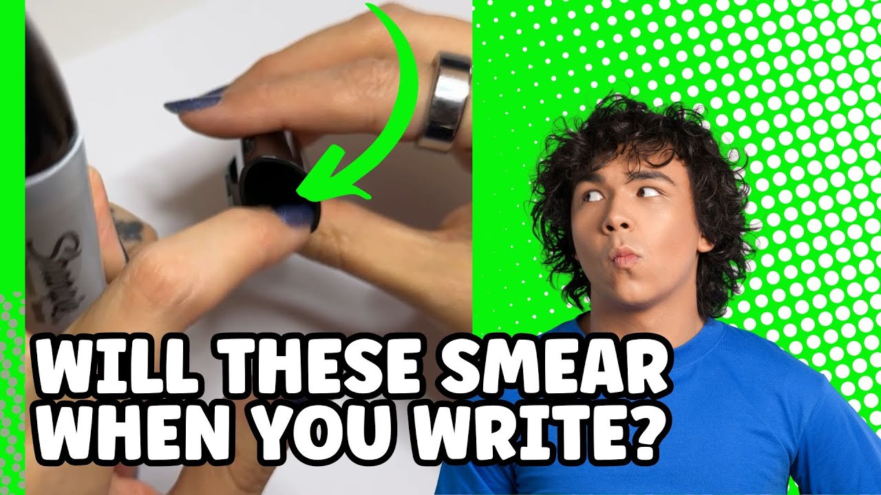 Are The SHARPIE Permanent Markers, Chisel Tip Okay For Left Hands? #sharpies