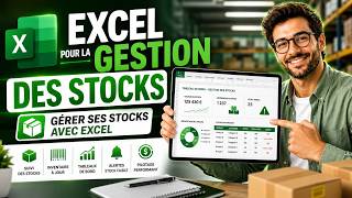 Gérer vos stocks sur Excel : FORMATION COMPLETE