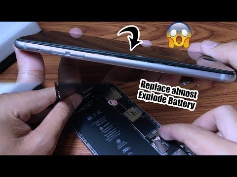 Change My Friend’s iPhone 6 Plus Battery Almost Explode!!