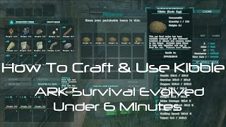 How To Craft & Use Kibble [ARK Survival Evolved]