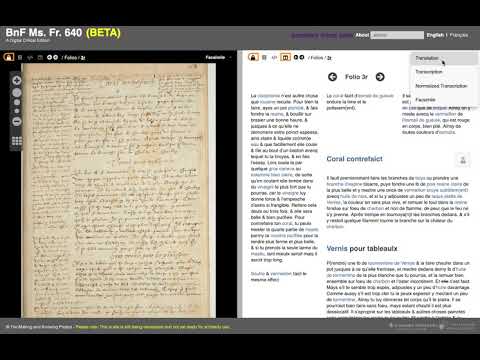 Making and Knowing Digital Critical Edition Demo