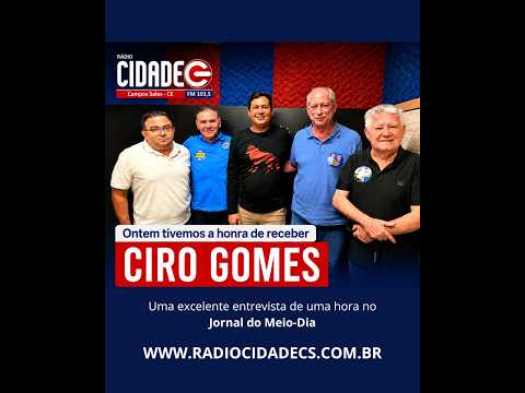 CAMPOS SALES HÁ 2 ANOS SEM DELEGADO!Ciro Gomes expõe crise na segurança do CE ⚠️