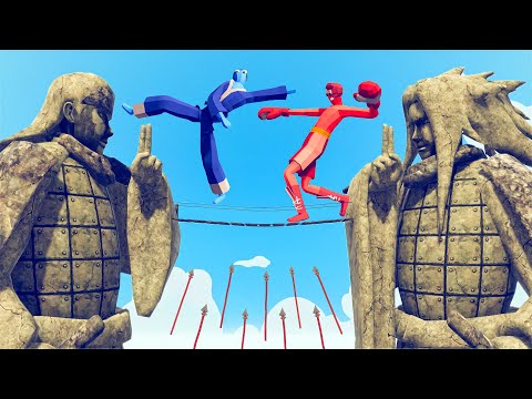 TAEKWONDO & 11 SPEAR THROWER vs EVERY UNIT | TABS - Totally Accurate Battle Simulator