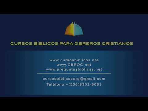 CURSOS BIBLICOS Tutorial: www.CBPOC.net