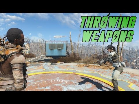 Fallout 4 THROWING WEAPONS MOD - Far Harbor DLC Part 5 - Dima's Memories