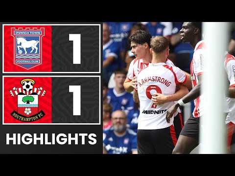 ROBINSON NETS FIRST GOAL 💫 Ipswich Town 1-1 Southampton | Highlights | Championship