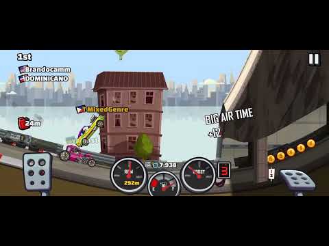 Hill Climb Racing 2 | Game Play 242 | Muscle Car | Bill's Circuit | Hot Tarmac | Race 3/3