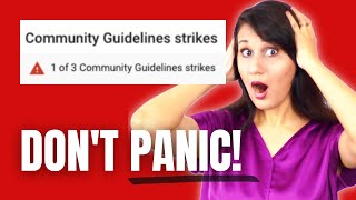 I got a Community Guidelines Strike from YouTube! Here's what I did to REMOVE IT