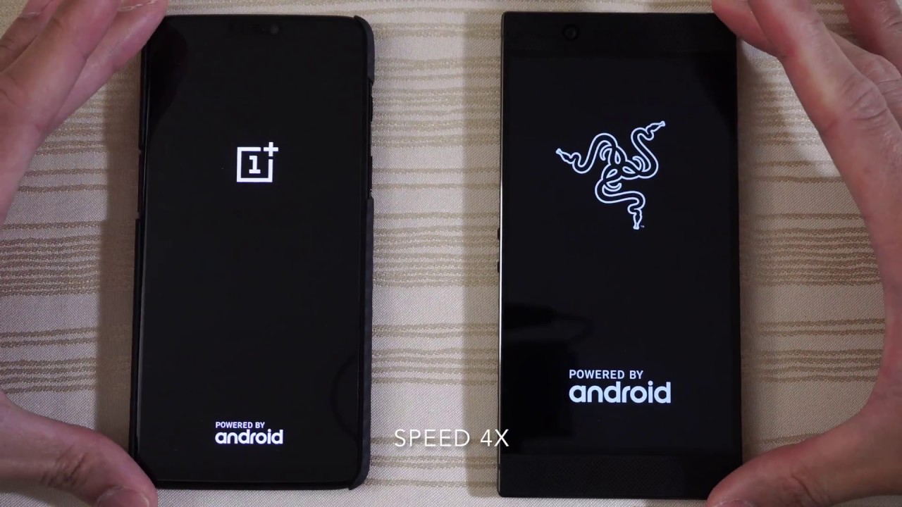 OnePlus 6 vs Razer Phone (Oreo) - Speed Test!