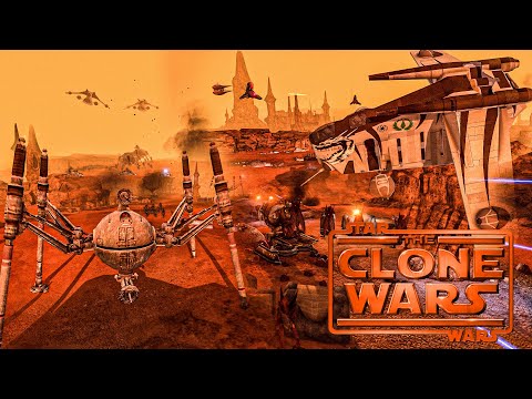 Star Wars the Clone Wars - Republic Invasion of Geonosis! (Cinematic) | Men of War Assault Squad 2