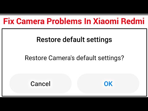 How To Restore Camera's Default Settings In Xiaomi Redmi | Camera Setting Kaise Thik Kare