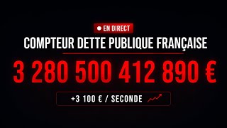 En Live: Le compteur de la dette publique