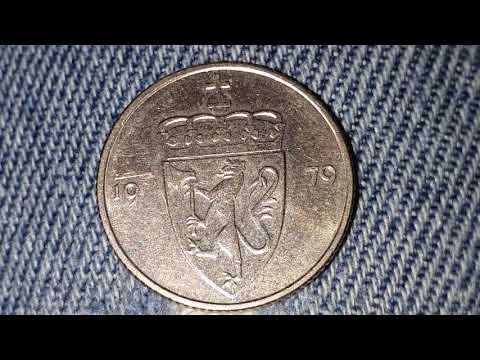 BEAUTIFUL 1979 50 ORE NORGE COIN - NORWAY!!!!