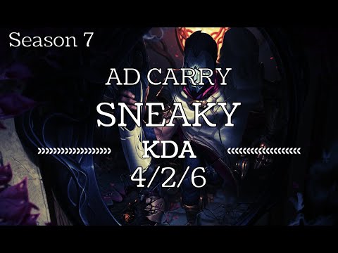 Sneaky - Jhin vs Tristana - NA - Gameplay Highlight 7.21