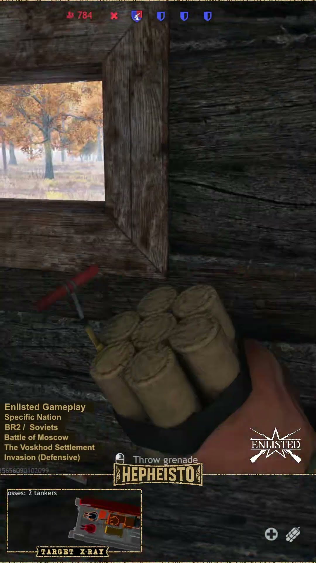 Engineer eliminates Panzer IV E with Explosives Pack