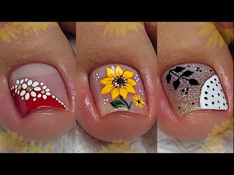 Hermosas IDEAS PARA DECORAR TUS UÑAS DE LOS PIES | #miarteentusuñas