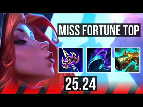 MISS FORTUNE vs VAYNE (TOP) | EUW Master | 25.24