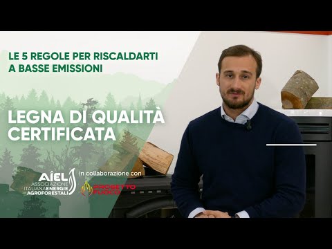 Legna di qualità di certificata: regola 2(bis) per riscaldarti a basse emissioni