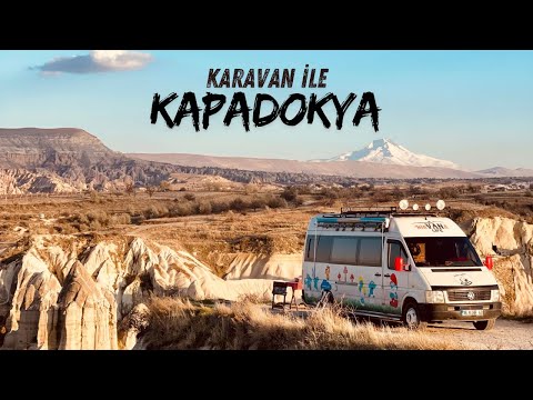 Karavan İle Kapadokya'da Kamp / Göreme Vadisi / Sürpriz Yolculuk