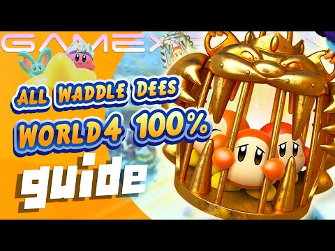 All Waddle Dee Locations: World 4: Winter Horns - Kirby and the Forgotten Land (100% Guide)