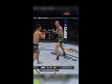 Sean O'Malley mocks Pedro Munhoz after missing a spinning wheel kick 😂 #shorts